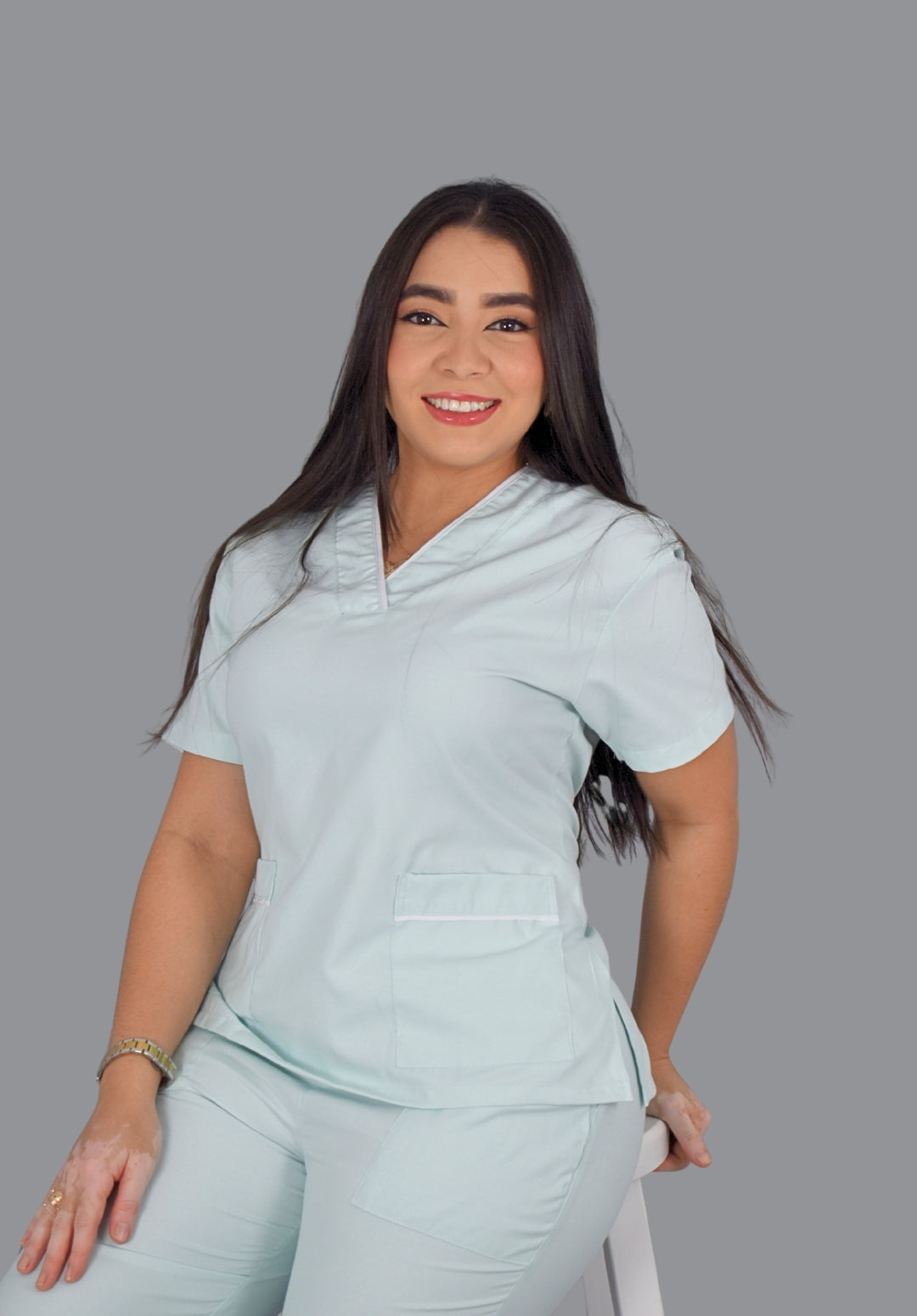 Conjunto Oxford Verde Menta