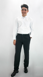 Camisa Oxford Manga Larga para Hombre