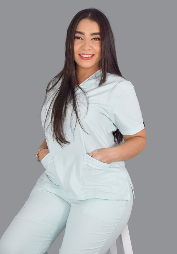 Conjunto Oxford Verde Menta