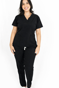 Uniforme Antifluido Cuello V Dama