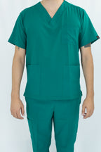 Uniforme Antifluido Cuello V Hombre