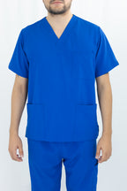 Uniforme Antifluido Cuello V Hombre