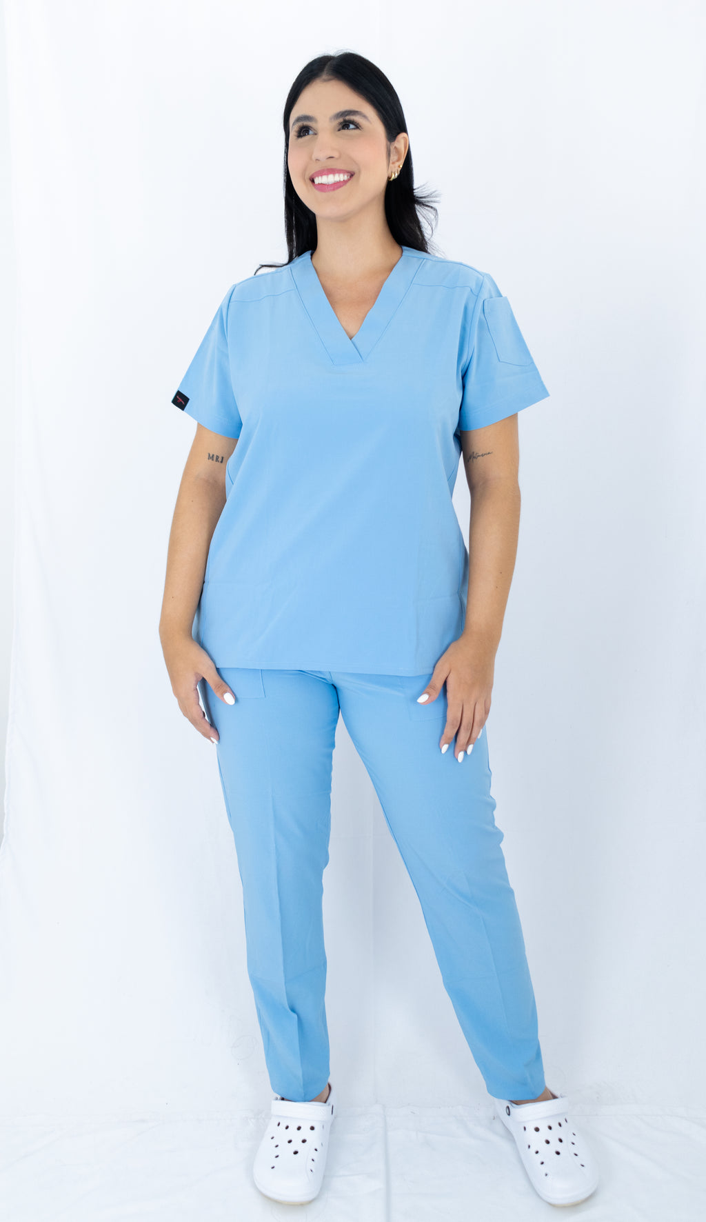 Uniforme Antifluido Azul claro