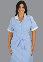 Vestido Oxford Azul