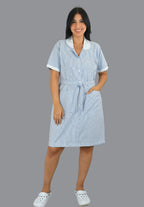 Vestido Oxford Rayas azul