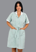 Vestido Oxford Rayas Verdes