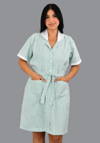 Vestido Oxford Rayas Verdes