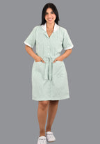 Vestido Oxford Rayas Verdes