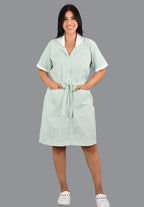 Vestido Oxford Rayas Verdes