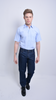 Camisa Oxford Manga Corta para Hombre