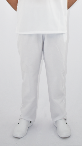 Pantalon Lino Blanco Unisex