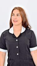 Vestido Lino Flex Negro