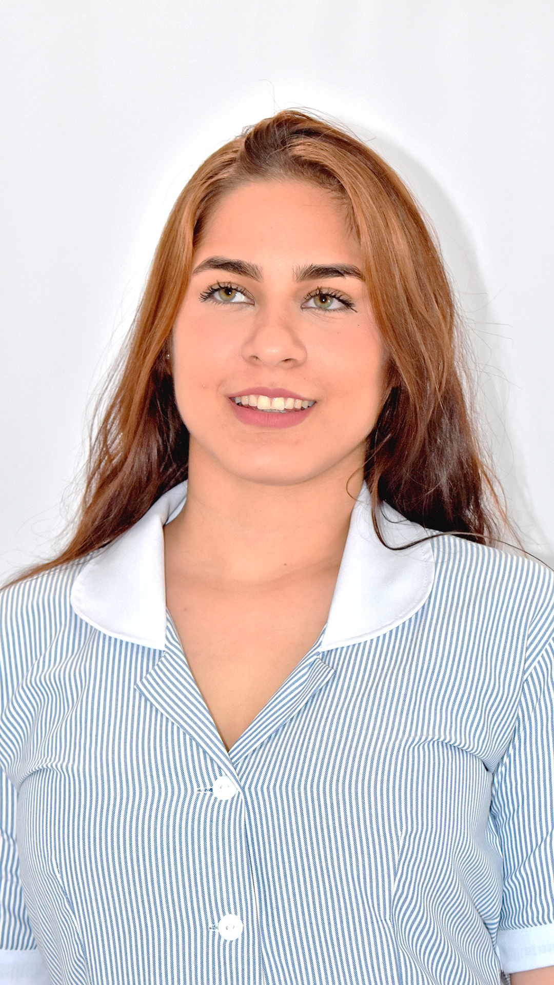 Vestido Oxford Rayas azul